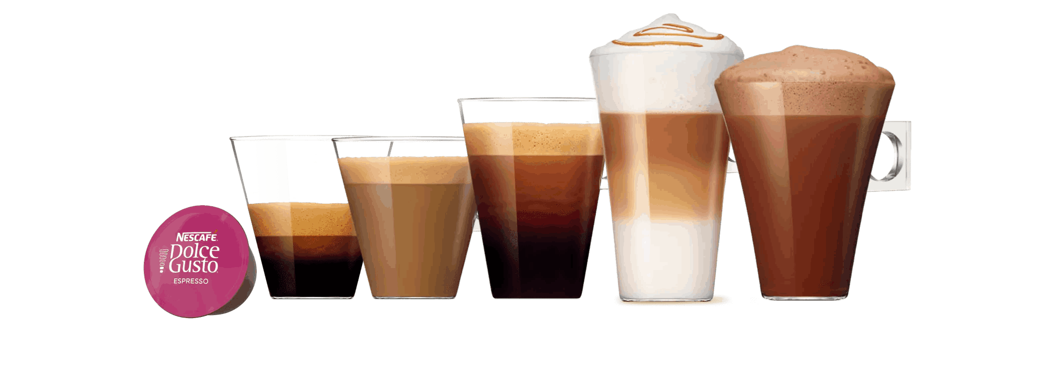 Bebidas de Café en Cápsulas | NESCAFÉ® Dolce Gusto® header image