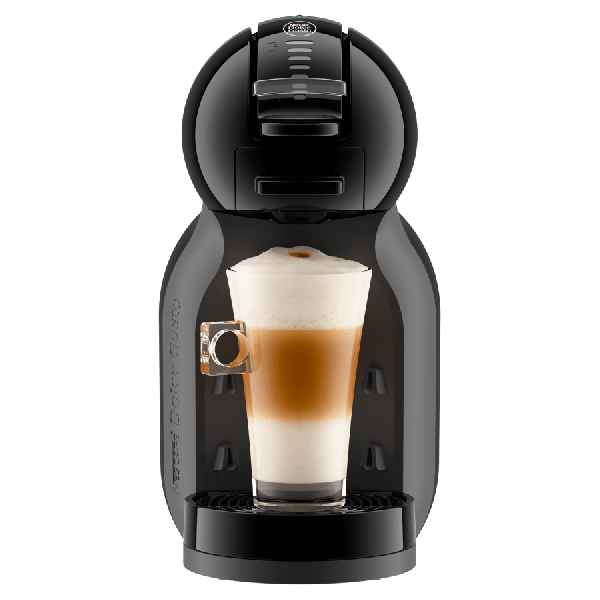 Vista frontal Cafetera Mini Me Automática Negra Máquina de Café NESCAFÉ® Dolce Gusto®