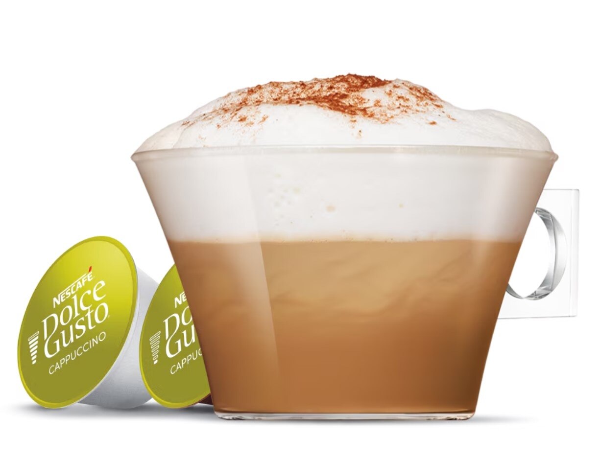 Cappuccino coffee capsule